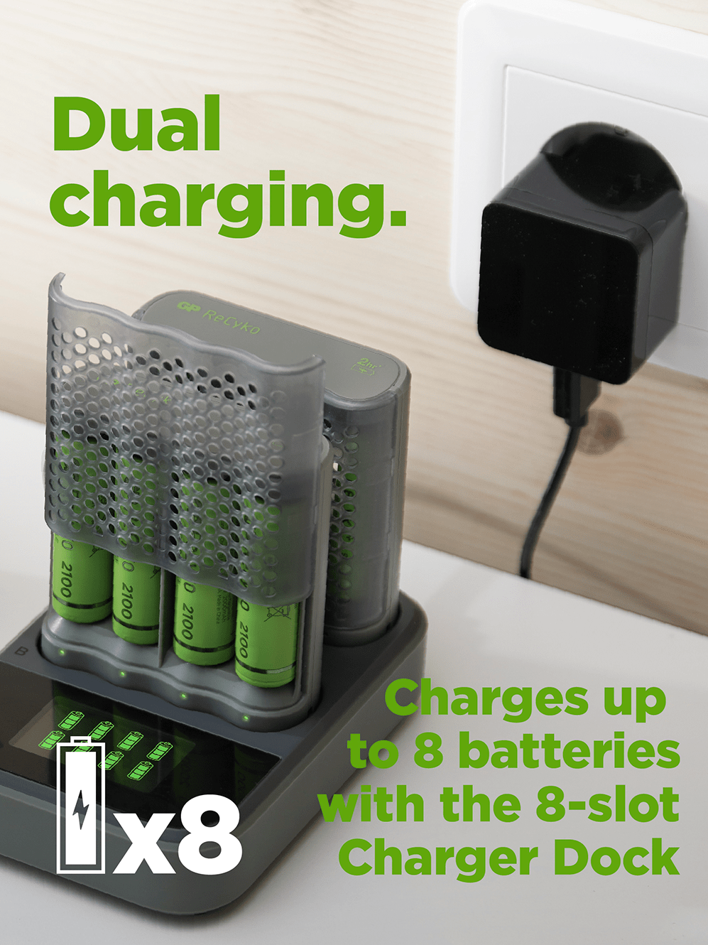 recyko speed charger dock - dual charging