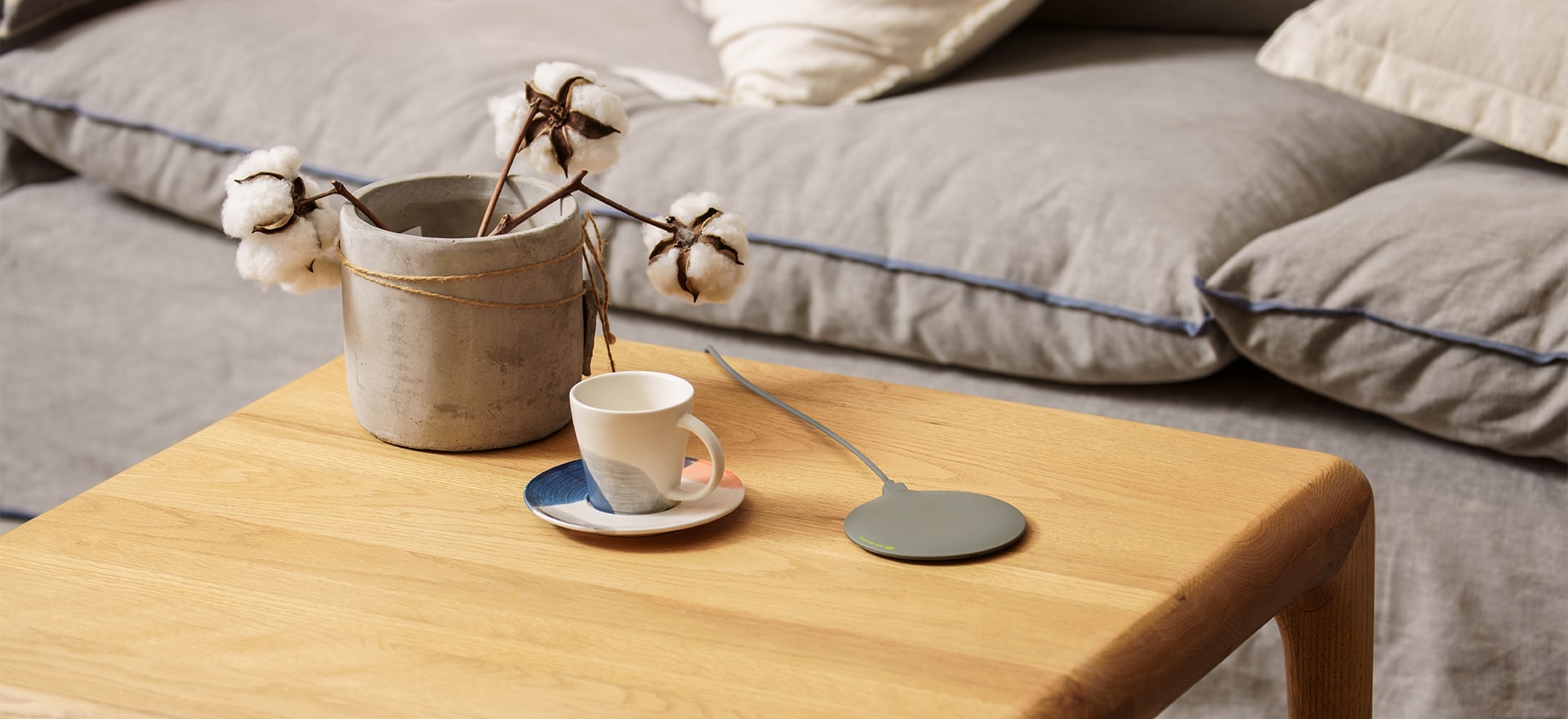 wireless charging pad at home