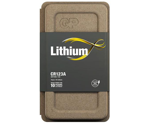 GP CR123A Lithium Battery