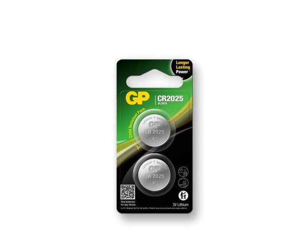 GP Lithium Coin Batteries CR2025