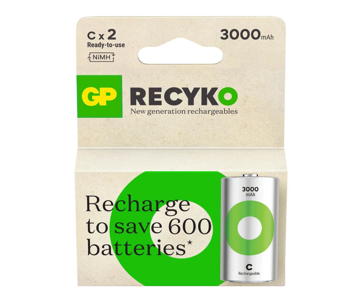 GP Recyko C Rechargeable Batteries GP Batteries UK