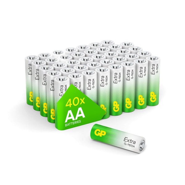 GP Extra Alkaline batteries AA * 40