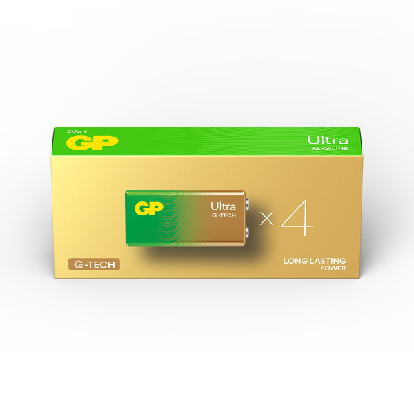 GP Ultra Alkaline 9V Batteries