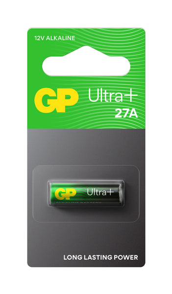 GP Ultra+ Alkaline High Voltage 27A (MN27)