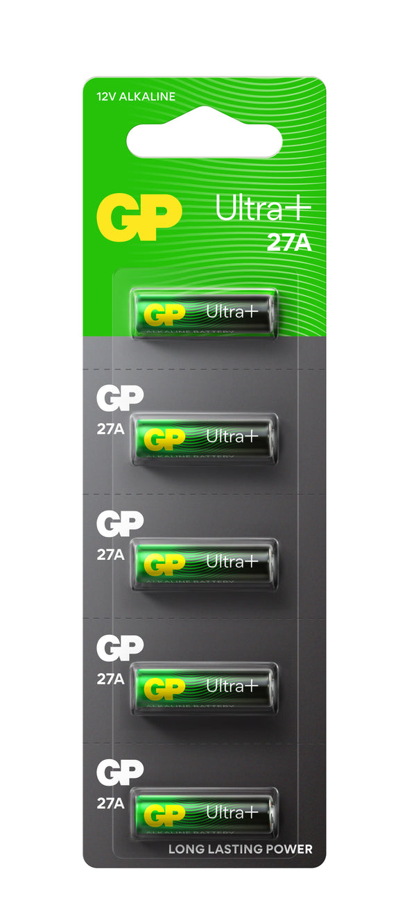 GP Ultra+ Alkaline High Voltage 27A (MN27)
