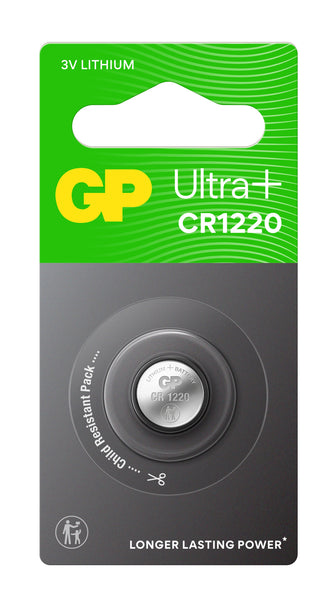 GP Ultra+ Lithium Button CR1220 (DL1220)