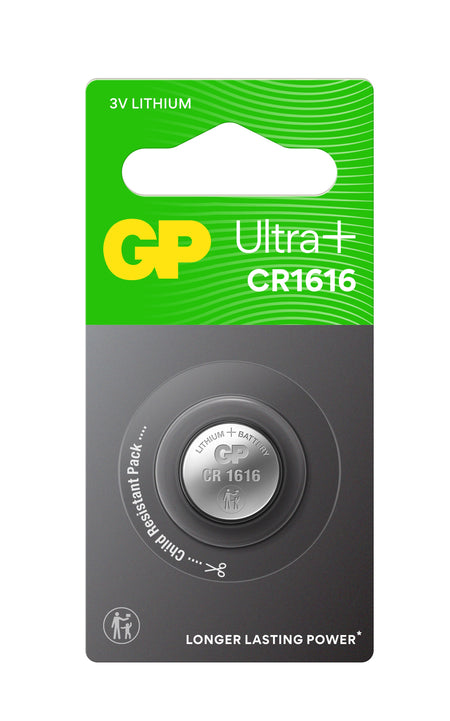GP  Ultra+ Lithium Button CR1616 (DL1616)