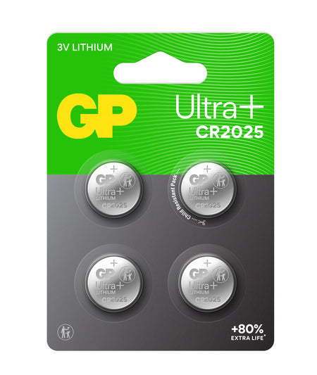 GP Ultra+ Lithium Button CR2025 (DL2025)