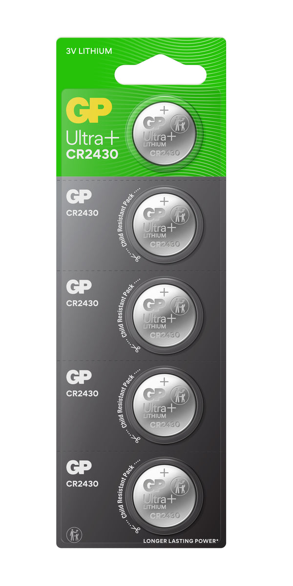 GP Ultra+ Lithium Button CR2430 (DL2430)