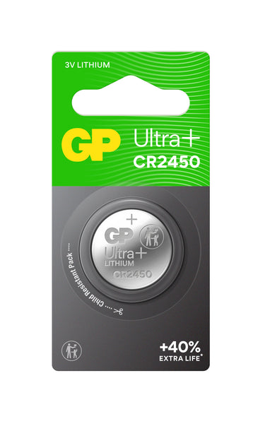 GP Lithium Coin Batteries CR2450
