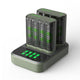 GP Recyko M452 USB Speed Battery Charger x 2 with 8 Recyko 2600 AA & D851 Double Charger Dock