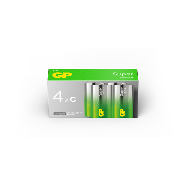 GP Super Alkaline C Size Batteries