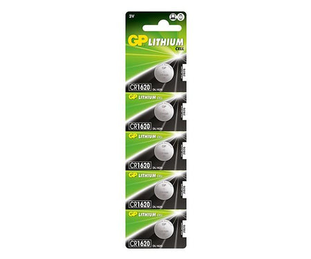 GP Lithium Coin Batteries CR1620