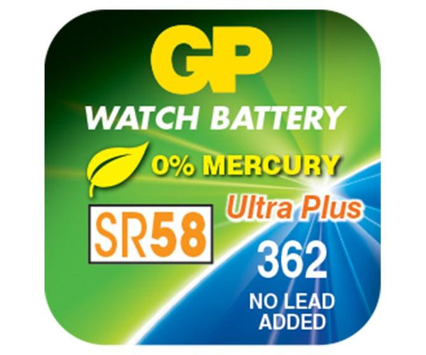 GP Silver Oxide Battery - 362