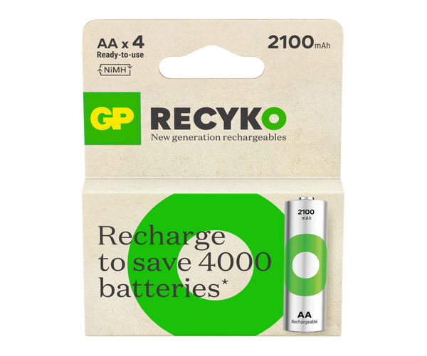 GP Recyko AA Rechargeable Batteries
