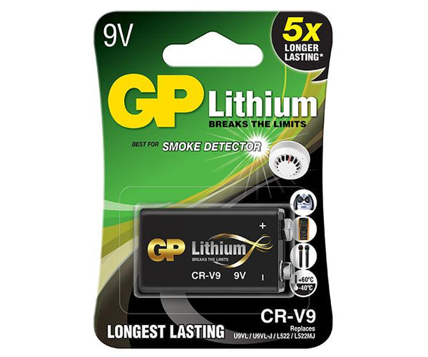 GP 9V Lithium Battery