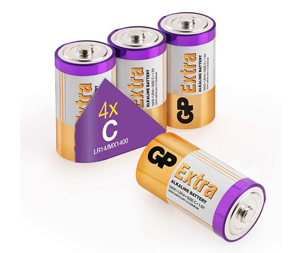 GP Extra Alkaline C Batteries