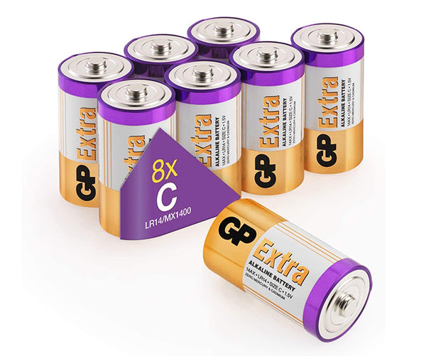 GP Extra Alkaline C Batteries