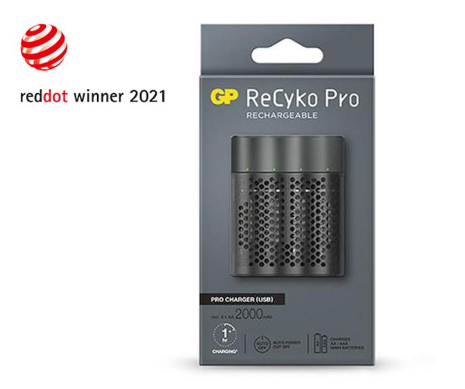 GP ReCyko P461 USB Pro Charger with 4 ReCyko Pro AA