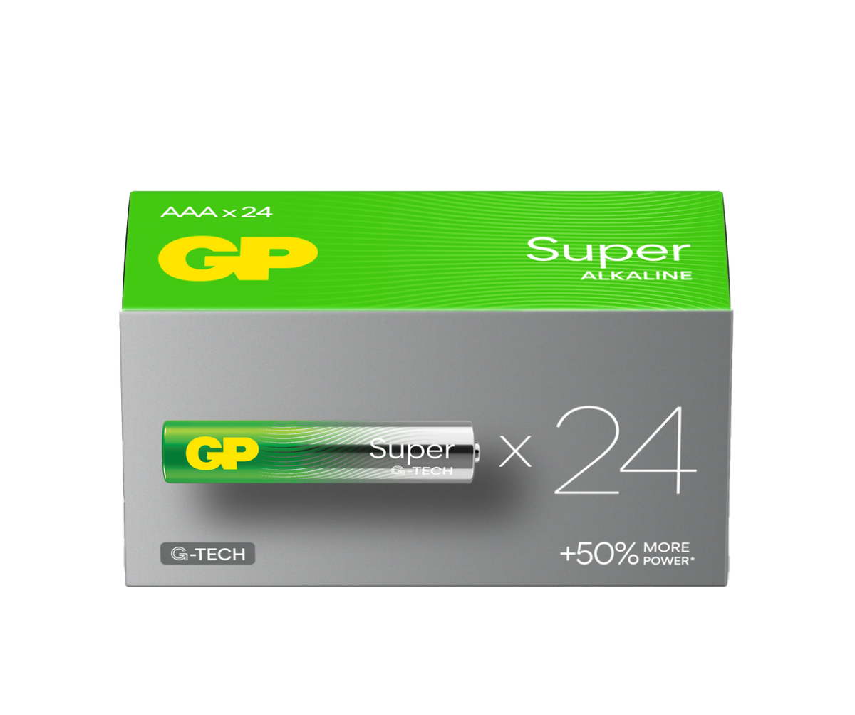 GP Super Alkaline AAA Batteries | GP Batteries UK